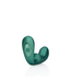 Ouch! Green Remote Control Pointed Prostate Massager - 10 Vibration Patterns