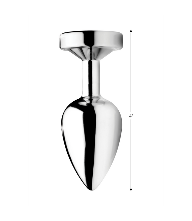 XR Brands LED Verlichte Booty Plug 12,6 cm - Kleurrijke Stroboscoopervaring voor Iedereen