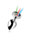 XR Brands LED Verlichte Booty Plug 12,6 cm - Kleurrijke Stroboscoopervaring voor Iedereen