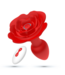 Crushious Giulietta Luxe Draaibare Anale Plug 7,7 cm Rood met Afstandsbediening en Vibratie