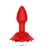 Crushious Giulietta Luxe Draaibare Anale Plug 7,7 cm Rood met Afstandsbediening en Vibratie