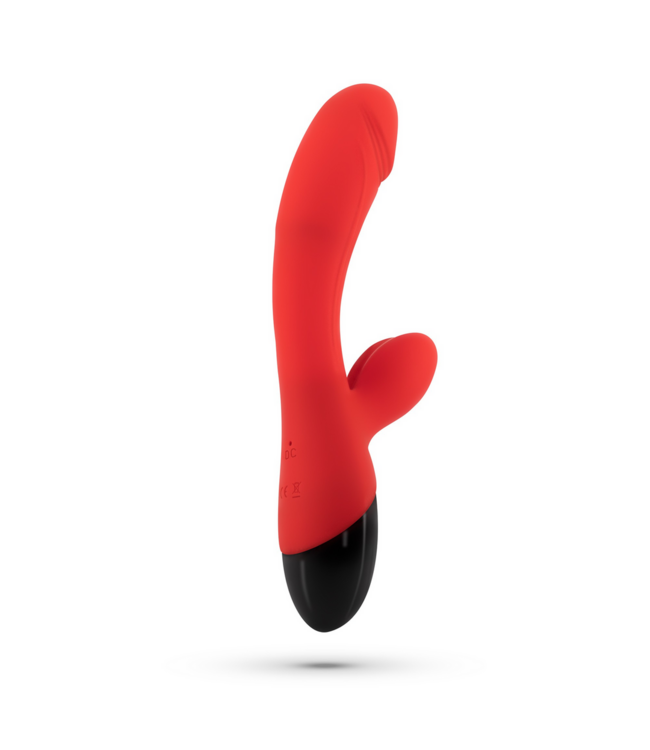 Crushious Dare Dong Roter Rabbit-Vibrator | 8 Vibrationen & wasserdicht