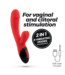 Crushious Dare Dong Red Rabbit Vibrator - 8 Vibrations, USB Rechargeable, Waterproof