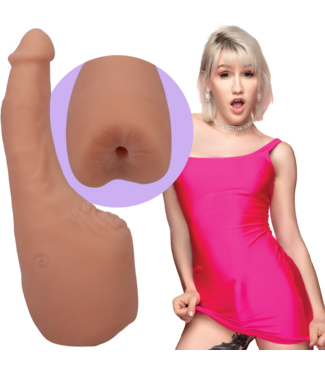 Doc Johnson Lena Moon Realistisch Dildo met Penetreerbare Billen - Veilige Ultieme Sensatie
