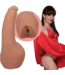 Doc Johnson Natalie Mars Dildo ULTRASKYN – Alle-in-één Speeltje voor Dubbel Plezier