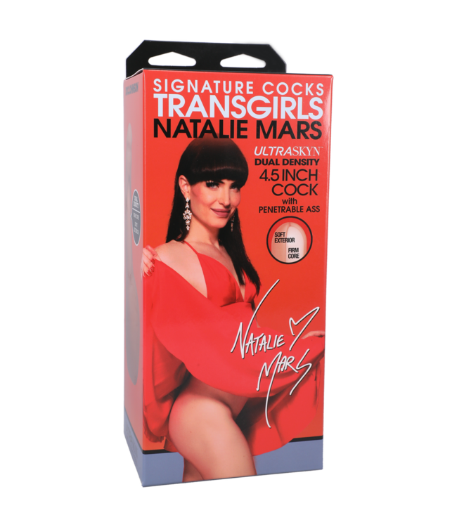 Doc Johnson Natalie Mars Dildo ULTRASKYN – Alle-in-één Speeltje voor Dubbel Plezier