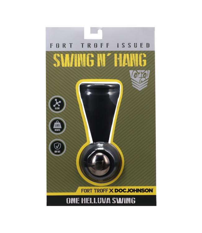 Doc Johnson Swing N' Hang Ballstretcher Schwarz – Komfort und aufregende Dehnung!