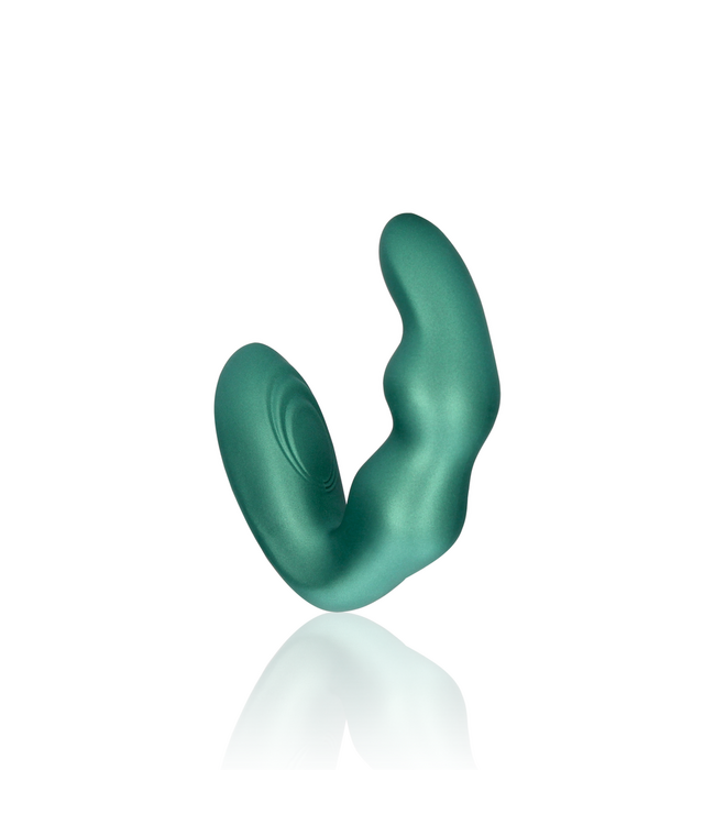 Ouch! Intense Groene Siliconen Prostaatmassager met Afstandsbediening en 10 Vibraties