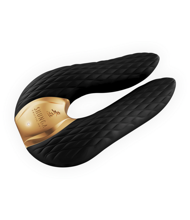 Shunga AIKO Clitorale Stimulator Zwart – Luxe Sensaties met Krachtige Vibraties