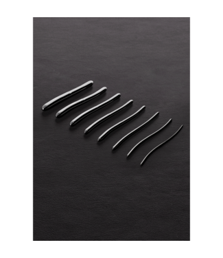 Steel by Shots Hegar Sound Double-Sided Dilator Set - 8 Stainless Steel Tools
