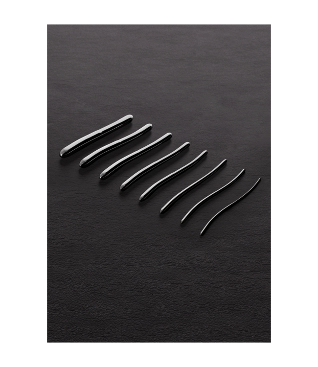 Steel by Shots Frans Dubbelzijdige Dilatatorset 8 Stuks - Luxe Roestvrij Stalen Hoes