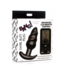 XR Brands Vibrating Silicone Swirl Butt Plug with Remote - Ultimate Pleasure Awaits!