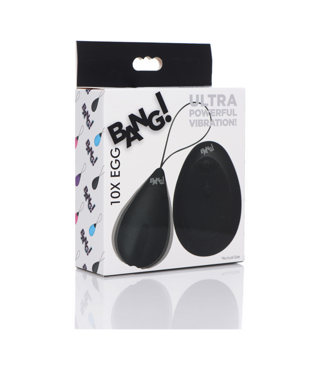 XR Brands BANG Toy's Vibrerende Silicone Ei – 10 Ontspannende Snelheden voor Plezier!