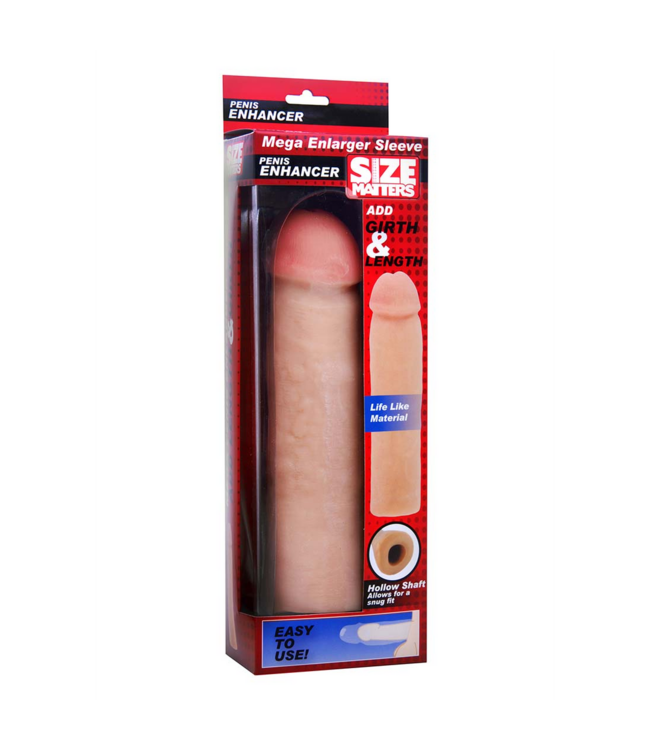 XR Brands Mega Penis Vergrößerungs-Hülle – Sofortige Größe & Ausdauer