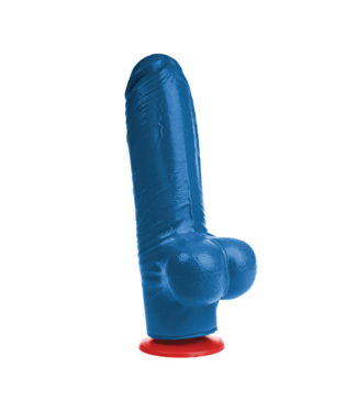Fuck & Fist Realistische Dildo met Ballen - 16 cm Inbrengbaar - Blauw - Fuck Fist