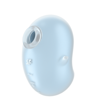 Satisfyer Satisfyer Cutie Ghost Blauw - 11 Drukgolven en 12 Vibraties voor Ultiem Plezier