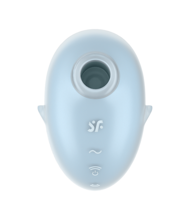 Satisfyer Satisfyer Cutie Ghost Blauw - 11 Drukgolven en 12 Vibraties voor Ultiem Plezier