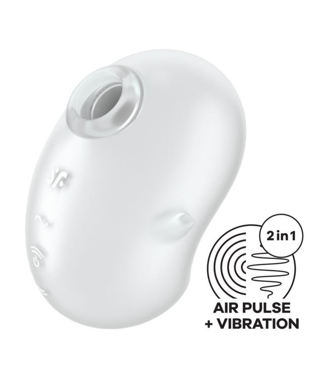 Satisfyer Satisfyer Cutie Ghost Vibrator: Waterproof, Rechargeable, 11 Waves