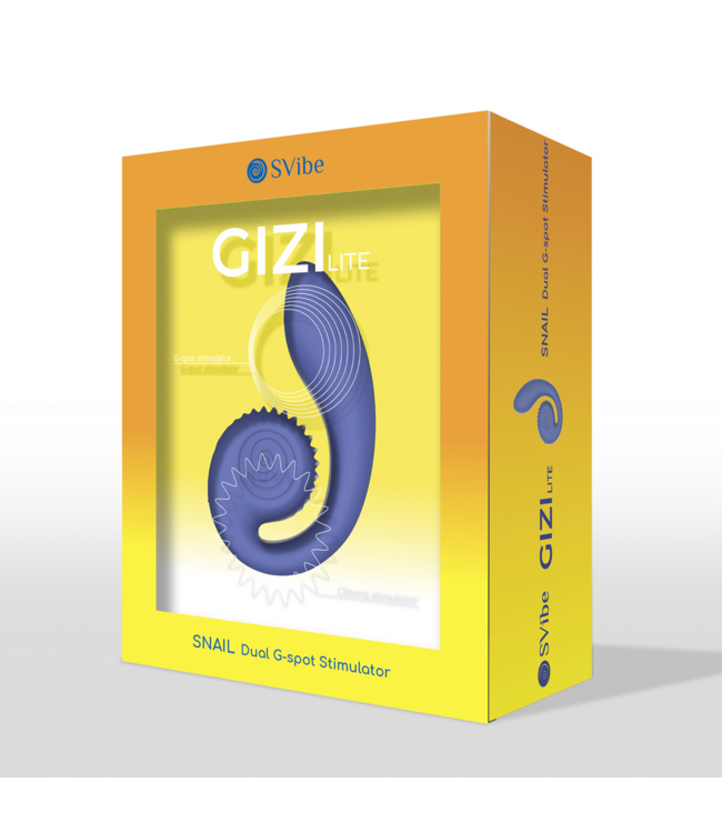 Snail Vibe SVibe GIZI Lite Duo Vibe - Zachte Blauwe Bes voor Ongeëvenaarde Sensaties