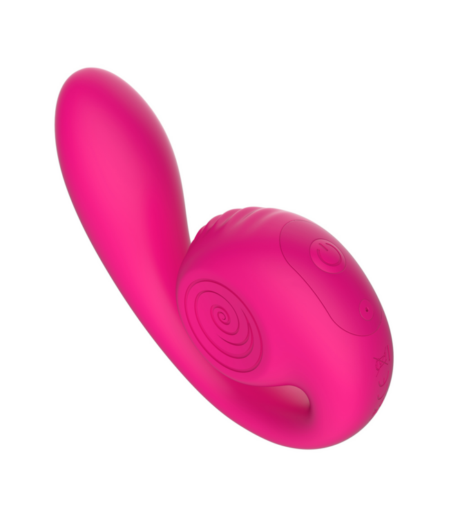 Snail Vibe GIZI Lite Duo G-Spot Stimulator – Genot met Dragonfruit Rosa Siliconen