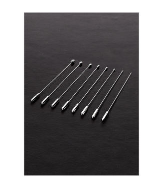 Steel by Shots Rosebud Urethral Sounds Set - 8 Sizes for Intense Pleasure & Comfort