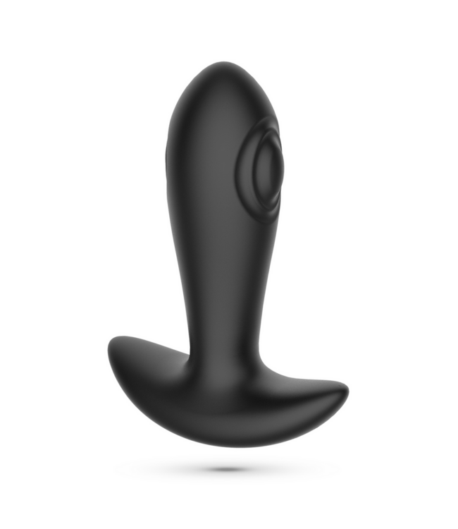 Crushious Octo P Spot Vibrator 12 cm Zwart - 10 Vibration Modes & Oplaadbaar met USB