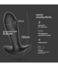 Crushious Octo Analplug 12 cm Schwarz – Wiederaufladbar mit 10 Vibrationsmodi