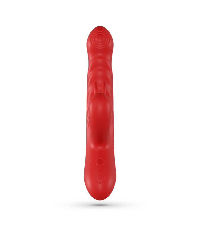 Crushious Lapin Red Rabbit Vibrator - 10 Speeds, Waterproof & Rechargeable