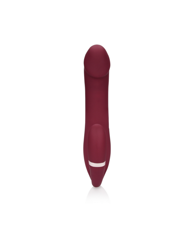Loveline Intense Flexibele Vibrerende Strapless Strap-on Merlot Druif | Loveline