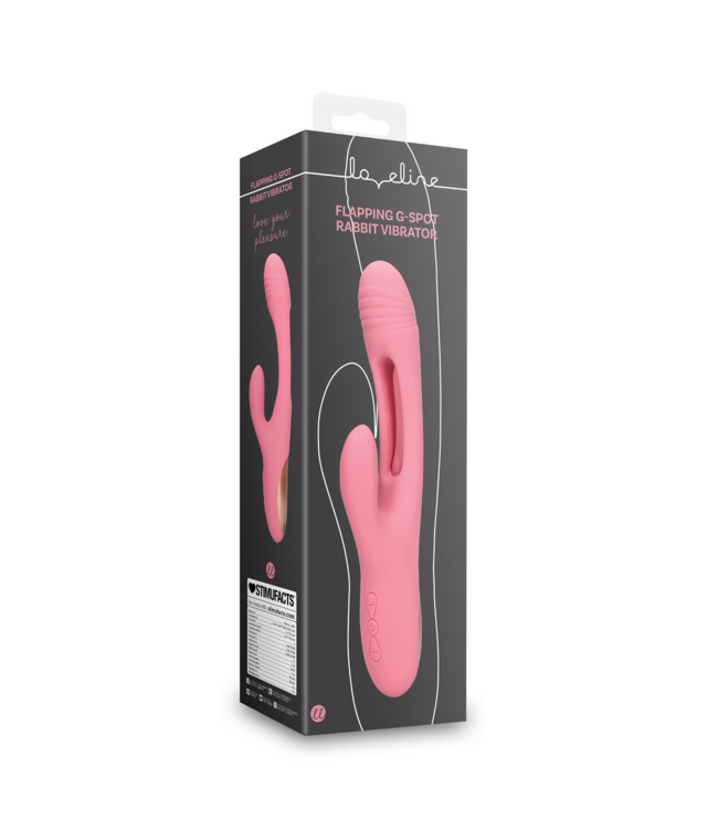 Loveline Loveline Fluttering G-Spot Rabbit Vibrator - Double Pleasure Pink