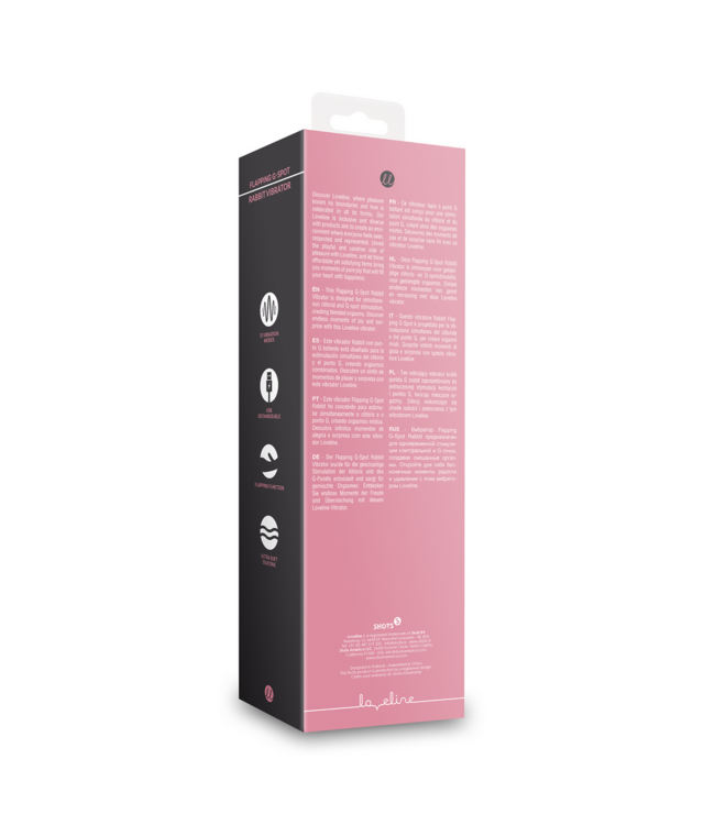 Loveline Intense Flapperende G-Spot Rabbit Vibrator - Voor Onvergetelijke Sensaties