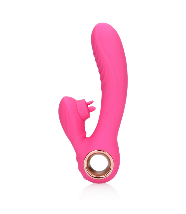 Loveline Loveline Heiz-Vibrator mit Zungenbewegung – Intensives Vergnügen in Rosa