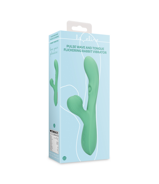 Loveline Loveline Pulse Rabbit Vibrator - Green, for Intense Pleasure & Climaxes