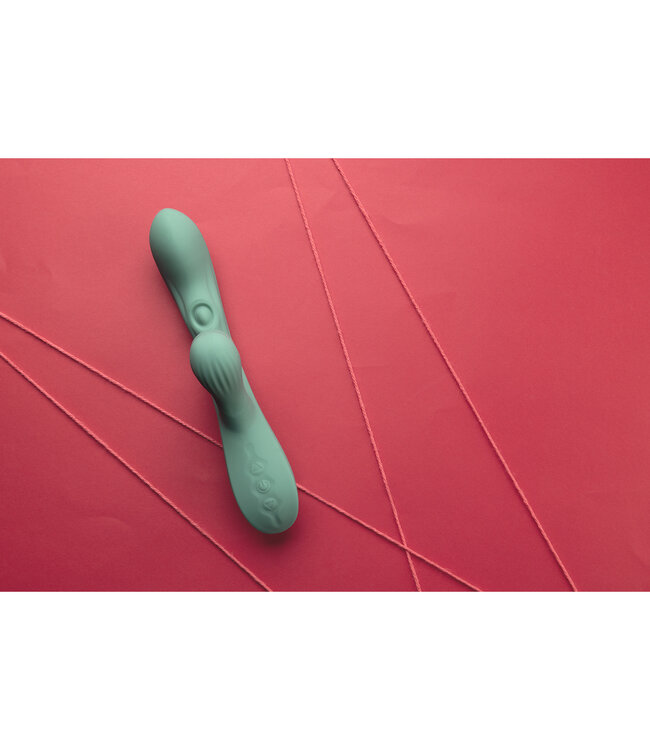 Loveline Loveline Pulse Rabbit Vibrator - Green, for Intense Pleasure & Climaxes