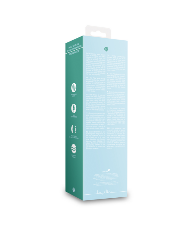 Loveline Pulse Wave Ring Vibrator Arctic Blue – Voor Ongekend Genot en Stimulatie