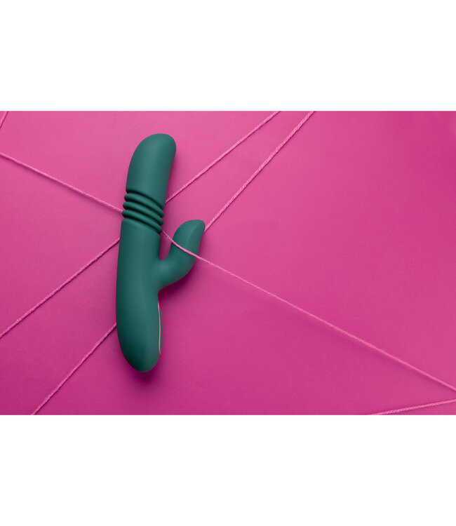 Loveline Loveline Warming Thrusting Rabbit Vibrator for Ultimate Pleasure