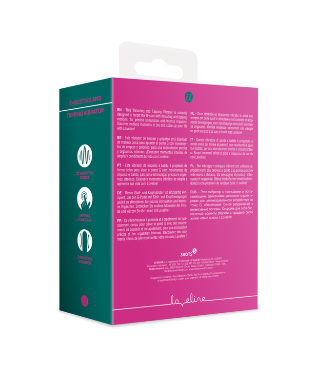 Loveline Loveline Thrusting & Pulsating G-Spot Vibrator for Intense Pleasure