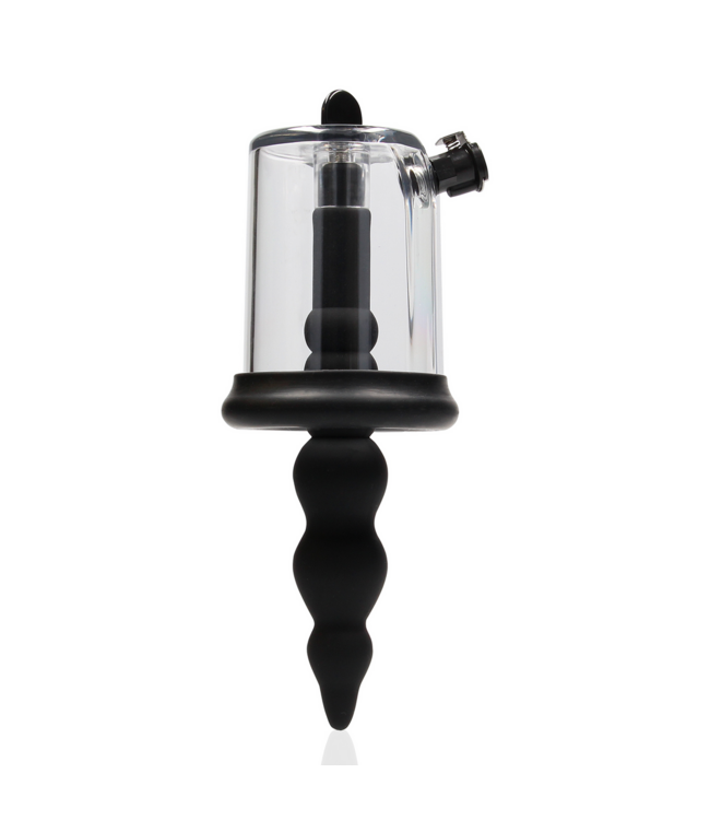 Ouch! Manual Rosing Pump Black 7.5 cm - Powerful Suction & Ultimate Comfort