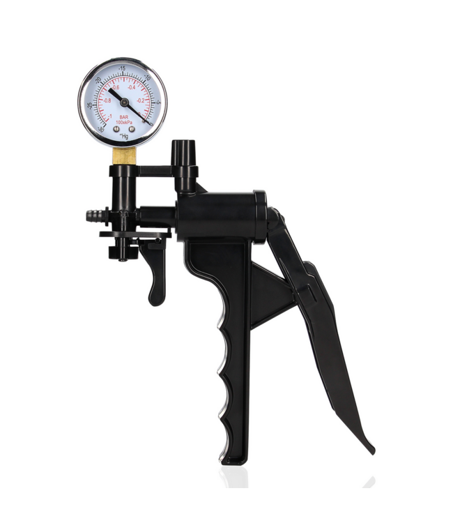 Ouch! Manual Rosing Pump Black 7.5 cm - Powerful Suction & Ultimate Comfort