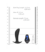 Ouch! Krachtige E-Stim Vibrerende Buttplug 12,3 cm – Onvergetelijke Sensaties!