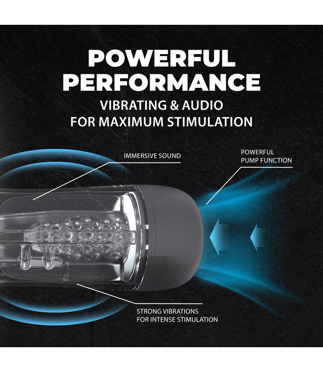Pumped SonicPull Masturbator Pump: Suction & Vibration for Ultimate Pleasure
