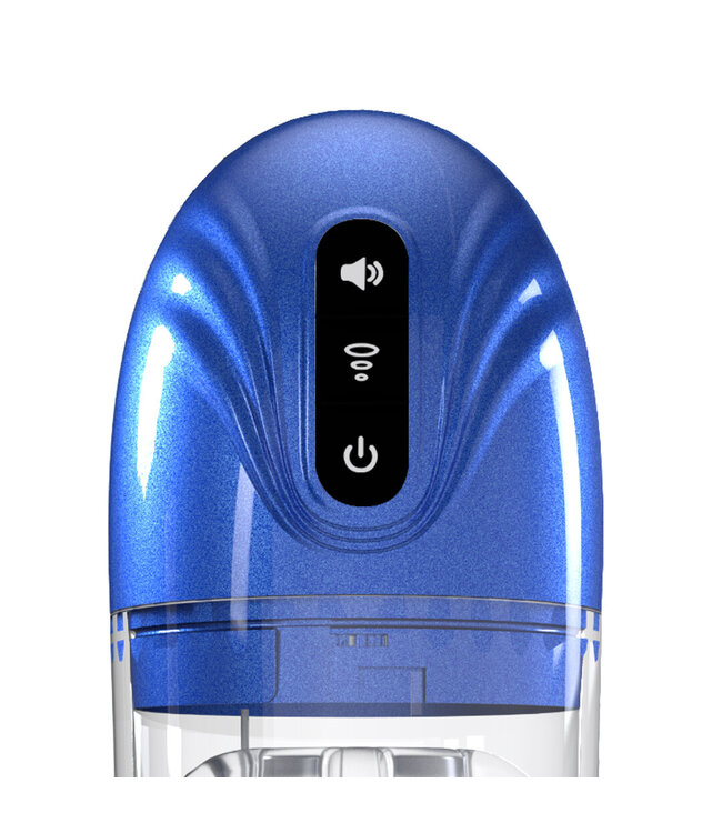 Pumped SonicPull Premium Masturbator – Intensieve Zuig- en Trillingservaring, Blauw