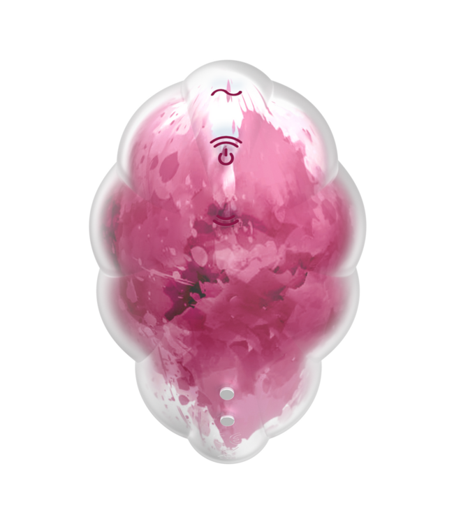 Satisfyer Cloud Dancer Rode Print | Luxe Drukgolfvibrator met Air Pulse Technologie