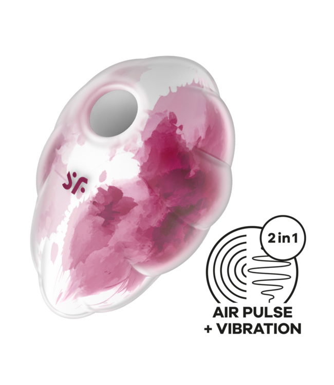 Satisfyer Cloud Dancer Luxury Silicone Air Pulse Vibrator for Ultimate Pleasure
