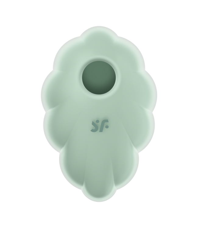 Satisfyer Cloud Dancer Mint: Luxe Silicone Pressure Wave Vibrator by Satisfyer