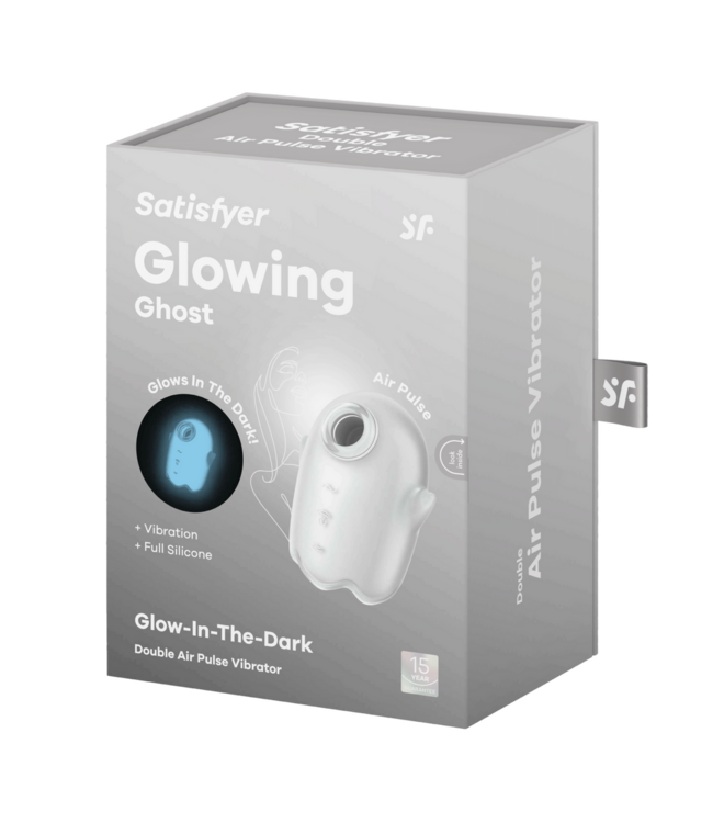 Satisfyer Satisfyer Glowing Ghost Wit - Betoverende Dubbele Air Pulse Vibrator voor Avontuur