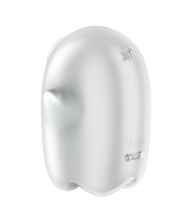 Satisfyer Satisfyer Glowing Ghost Wit - Betoverende Dubbele Air Pulse Vibrator voor Avontuur