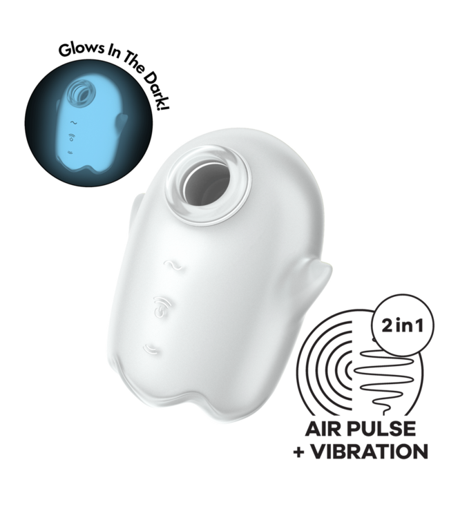 Satisfyer Satisfyer Glowing Ghost Weiß – Mystischer Air Pulse Vibrator für Genuss