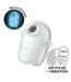 Satisfyer Satisfyer Glowing Ghost Wit - Betoverende Dubbele Air Pulse Vibrator voor Avontuur