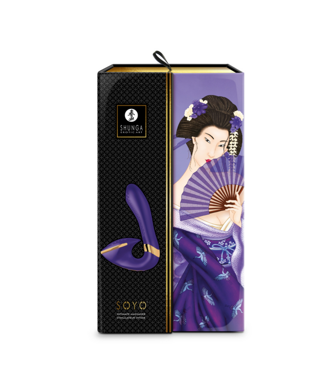 Shunga SOYO G-Spot Vibrator Paars - Ontdek Prachtig Multisensorisch Genot